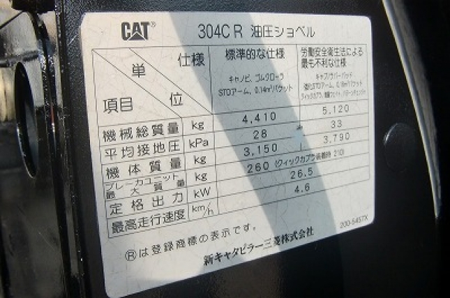 CAT 304CR